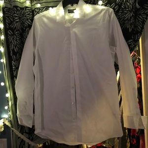 Men’s kenith cole white button up shirt